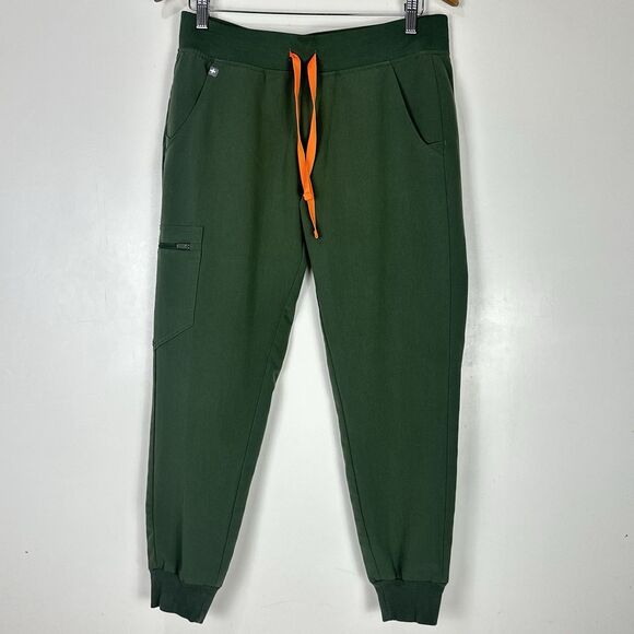 FIGS Limited Edition Moss Catarina Top Zamora Jogger Pant Scrub Set Size M/P - Picture 7 of 14